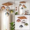 Gastor plafoniera a 4 luci E14 con sfere sospese, stile boho vintage