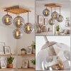 Gastor plafoniera a sfere sospese 4 luci E14, lampada da soffitto vintage