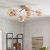 Chehalis plafoniera a sfere rotonda 6 luci G9 da soffitto vintage ø 58 cm