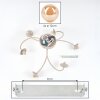 Chehalis plafoniera a sfere rotonda 6 luci G9 da soffitto vintage ø 58 cm