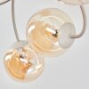 Chehalis plafoniera a sfere rotonda 6 luci G9 da soffitto vintage ø 58 cm