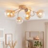 Chehalis plafoniera vintage a sfere G9, 6 luci, Ø 58 cm, per soggiorno