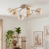 Chehalis plafoniera vintage a sfere G9, 6 luci, Ø 58 cm, per soggiorno
