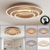 Moderna LED Plafoniera Melin con anelli concentrici, CCT regolabile, 3000 Kelvin caldo