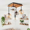 Gastor plafoniera vintage da soffitto a sfere, 5 luci E14, stile retrò