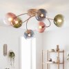 Chehalis plafoniera vintage a sfere 6 luci G9 Ø 58 cm, design retrò