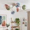 Chehalis plafoniera vintage a sfere 6 luci G9 Ø 58 cm, design retrò