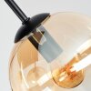 Koyoto plafoniera a 4 luci con sfere sospese E14, stile vintage moderno