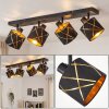 Opatija plafoniera con faretti orientabili E14, 4 luci, design geometrico