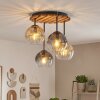 Koyoto plafoniera a sfere 4 luci E14, stile retrò moderno Ø 39,5 cm