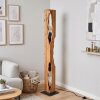 Lampada da terra Sernadelo con struttura rettangolare in legno intagliato stile Boho