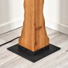Lampada da terra Sernadelo con struttura rettangolare in legno intagliato stile Boho