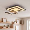 Plafoniera LED piatta Lerin con cornici quadrate, RGB, luce regolabile 2700-6500 Kelvin