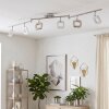 Plafoniera LED Villenauxe moderna con elementi quadrati, 3000 Kelvin