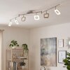 Plafoniera LED Villenauxe moderna con elementi quadrati, 3000 Kelvin