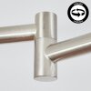Plafoniera LED Villenauxe moderna con elementi quadrati, 3000 Kelvin