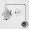 Sfera da parete retrò Gastor in set da 2, con schermo in vetro ambrato, E14