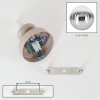 Applique da parete Gastor, set da 2, sfere in vetro Cromo, Grigio fumo e Chiaro