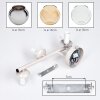 Lampada da parete Koyoto, 3 sfere in vetro Cromo, Grigio fumo, Ambrato e Chiaro