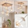 Plafoniera moderna con sfere in vetro Koyoto a grappolo, 5 luci, ø 15 cm