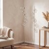 Lampada da terra Ripoll moderna con cluster di 6 sfere in vetro chiaro, altezza 160 cm