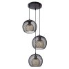 Selina NOWA lampadario a sospensione moderno per sala da pranzo, 3 luci, E27, Ø45 cm
