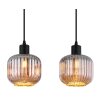 NOWA Tom lampada a sospensione moderna longiforme a 4 luci E14, lunga 80,8 cm