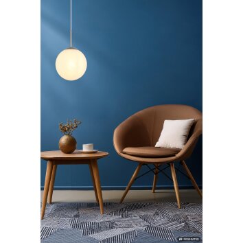 Kop NOWA lampada a sospensione sferica stile moderno E27 60 W diametro 25 cm