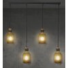 NOWA Ando lampada a sospensione moderna 4 luci regolabile, attacco E27, 88,5 cm