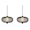 NOWA Astari lampada a sospensione LED lineare 116,5 cm moderna per sala da pranzo