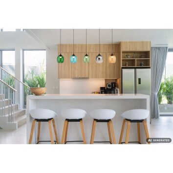 NOWA Minara lampada a sospensione LED moderna lunga 102 cm per sala da pranzo