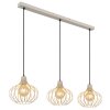 NOWA Mateo lampadario moderno a sospensione a 3 luci per cucina E27 60W 103 cm