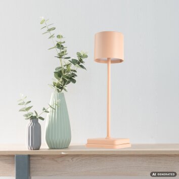 NOWA Lennart lampada da tavolo LED moderna decorativa per soggiorno e corridoio