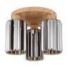 NOWA Run plafoniera da soffitto moderna a 3 luci E27 Ø 35 cm per soggiorno