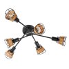 NOWA Esra plafoniera a 6 faretti E14, lampada da soffitto moderna sputnik