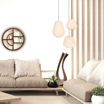Steinhauer Sable lampada a sospensione moderna per interni E27 Ø 30 cm lunghezza 30 cm
