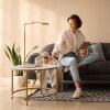 Steinhauer Soleil piantana LED orientabile lampada da terra da lettura moderna