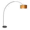 Steinhauer Curve lampada da terra ad arco moderna E27 con interruttore per soggiorno