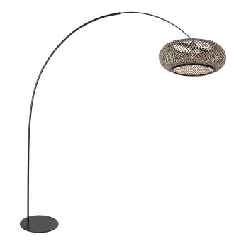 Steinhauer Curve lampada da terra ad arco con interruttore, E27, altezza 210 cm