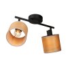 Steinhauer Bambus plafoniera da soffitto con 2 faretti orientabili, stile moderno