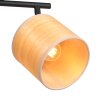 Steinhauer Bambus plafoniera da soffitto con 2 faretti orientabili, stile moderno