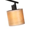 Steinhauer Bambus plafoniera da soffitto con 2 faretti orientabili, stile moderno