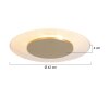 Steinhauer Lido plafoniera LED moderna rotonda 42 cm 24W 2200 lm 2700K per sala da pranzo