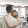 Steinhauer Flady LED plafoniera rotonda, lampada da soffitto moderna 50 cm, 2 luci