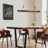 Steinhauer Mykty lampadario LED 2 luci 120 cm 40 Watt 2700 Kelvin 10500 Lumen