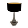 Steinhauer Bois lampada da tavolo orientale con interruttore, E27 per soggiorno