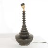 Steinhauer Bois lampada da tavolo orientale con interruttore, E27 per soggiorno