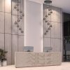 Steinhauer Bollique lampadario a sospensione LED a 12 luci moderno ø 50 cm, 50 cm