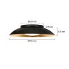 Steinhauer Brotke plafoniera LED rotonda lampada da soffitto moderna Ø 40 cm