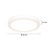 Steinhauer Luminix plafoniera LED soffitto ad anello rotonda moderna ø 20 cm